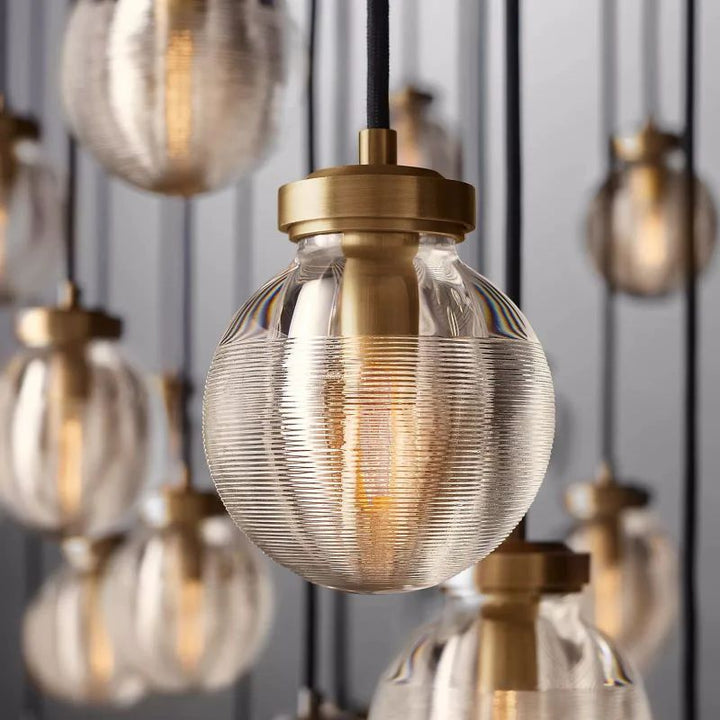 Popular Pearl Rectangle Chandelier 72"