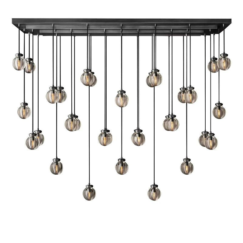 Popular Pearl Rectangle Chandelier 72"