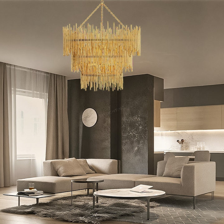 Althely 12 Lights  3- Tier Chandelier