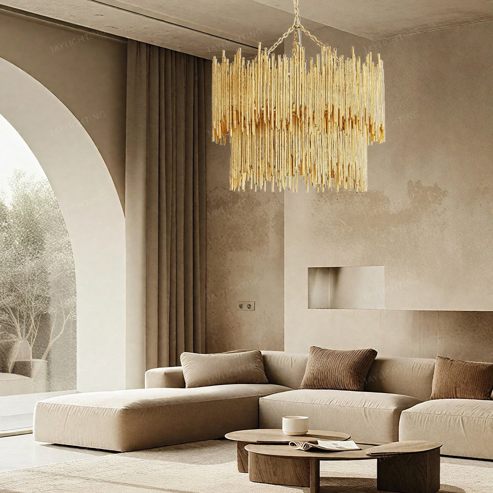 Althely 8 Lights  2-Tier Chandelier