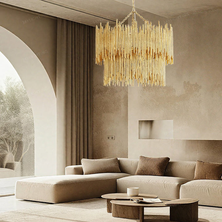 Althely 8 Lights  2-Tier Chandelier