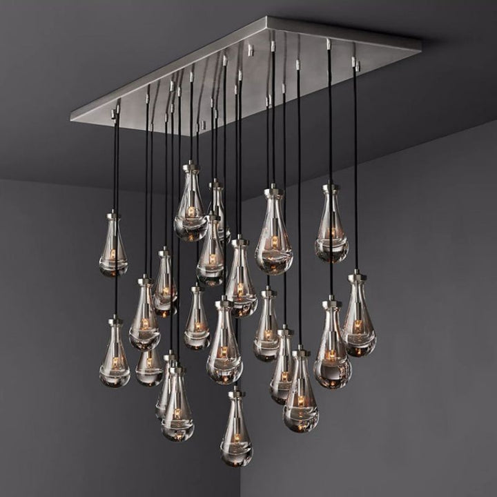 Raindrop Rectangle Chandelier