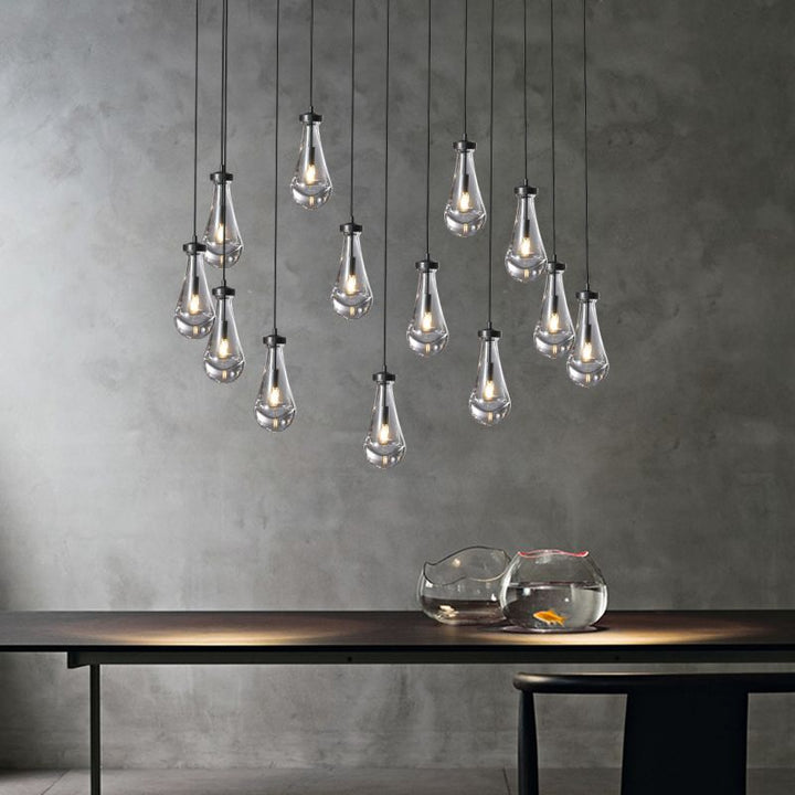 Raindrop Rectangle Chandelier