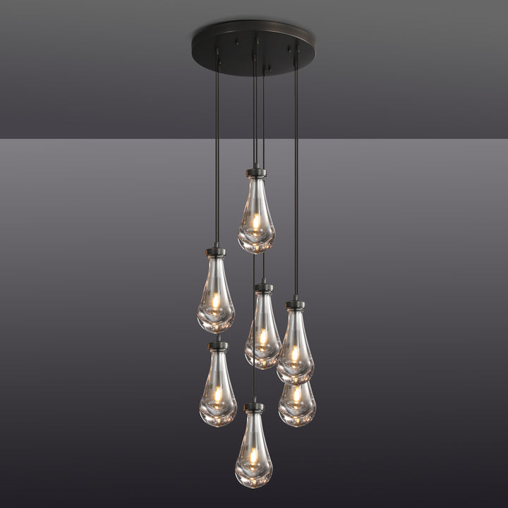 Raindrop Round Chandelier