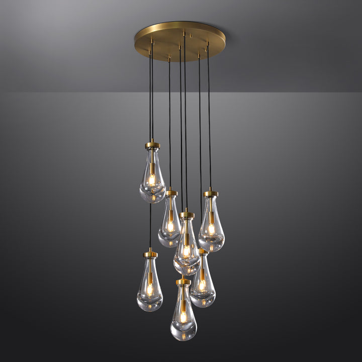 Raindrop Round Chandelier