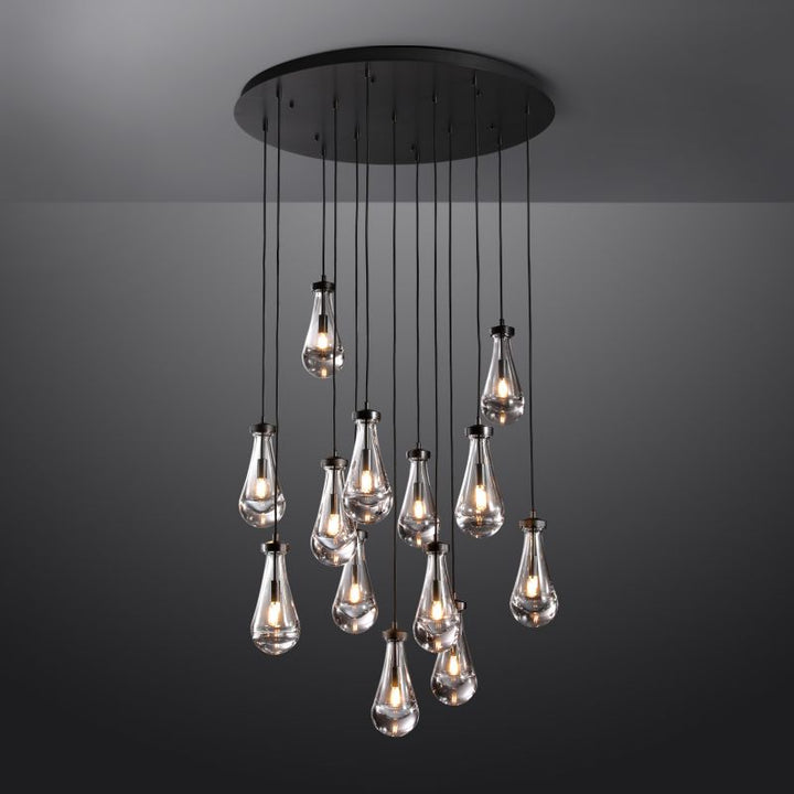 Raindrop Round Chandelier