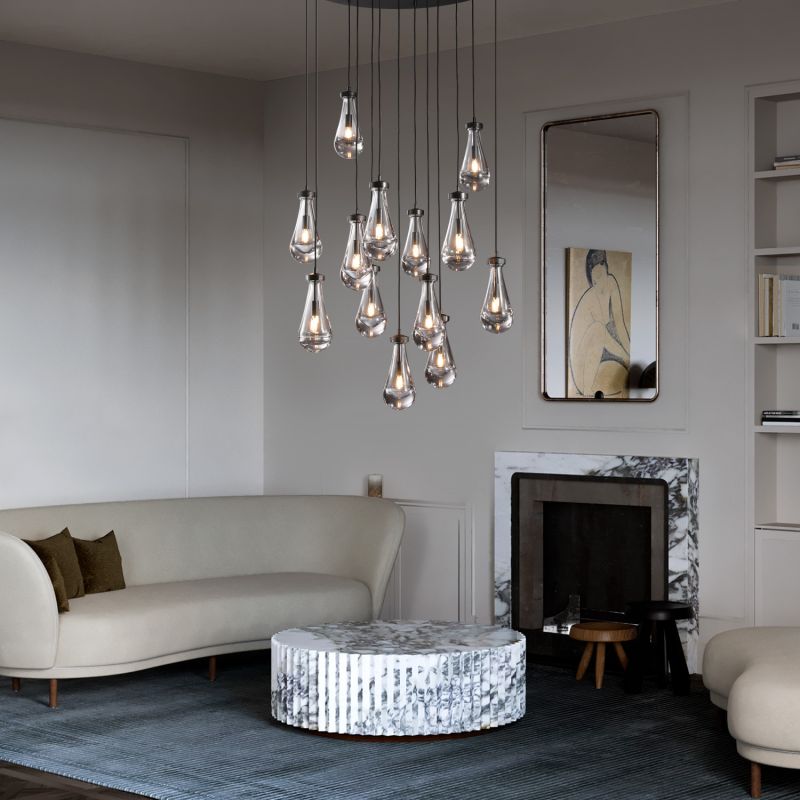 Raindrop Round Chandelier 36'' - Main Image