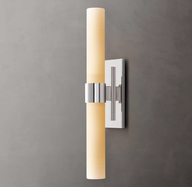 Ravello Milk Glass Linear Sconce