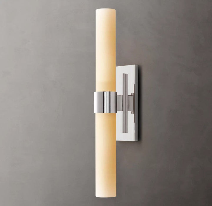 Ravello Milk Glass Linear Sconce
