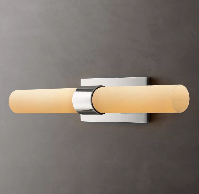 Ravello Milk Glass Linear Sconce