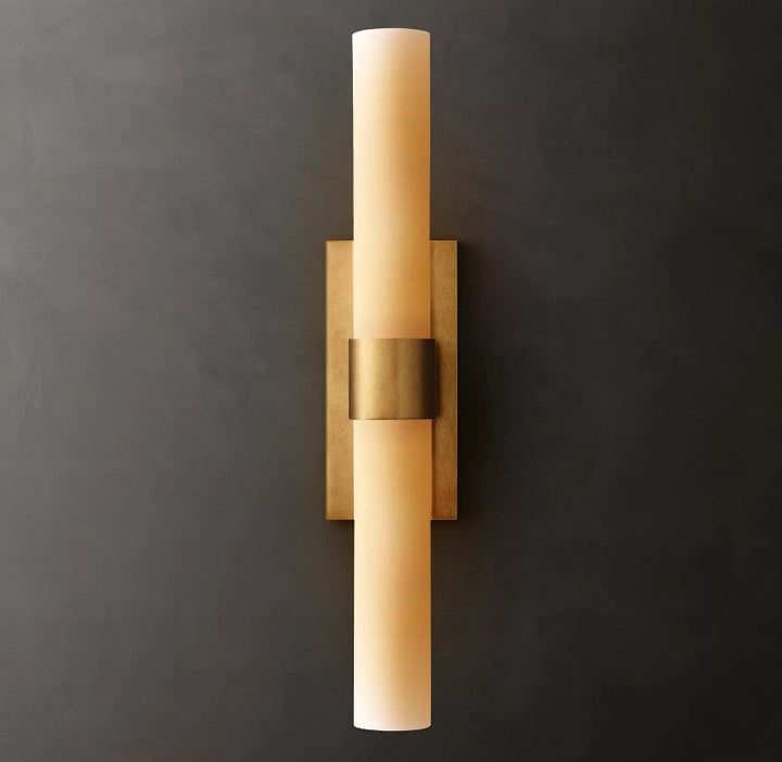 Ravello Milk Glass Linear Sconce