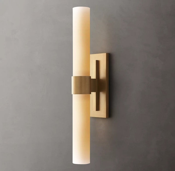 Ravello Milk Glass Linear Sconce