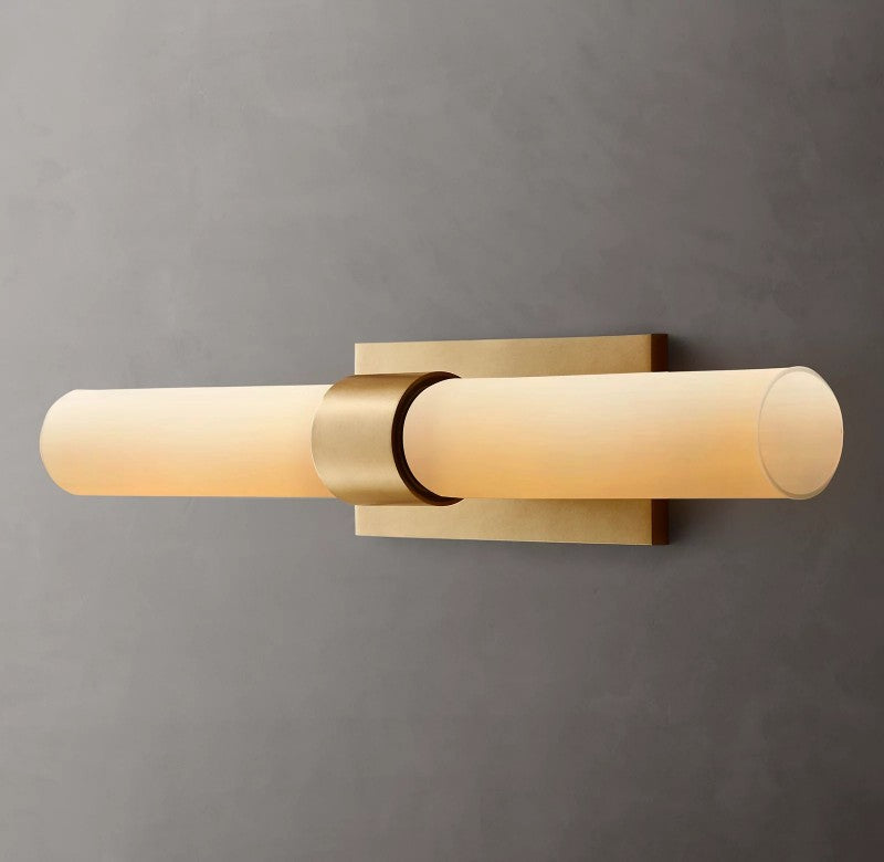 Ravello Milk Glass Linear Sconce