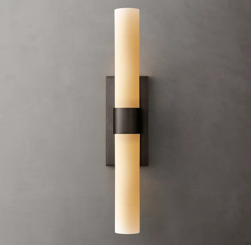 Ravello Milk Glass Linear Sconce