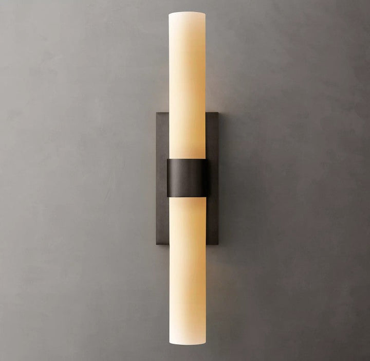 Ravello Milk Glass Linear Sconce