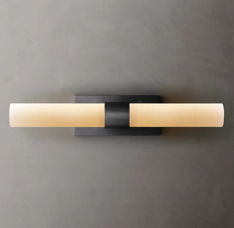 Ravello Milk Glass Linear Sconce