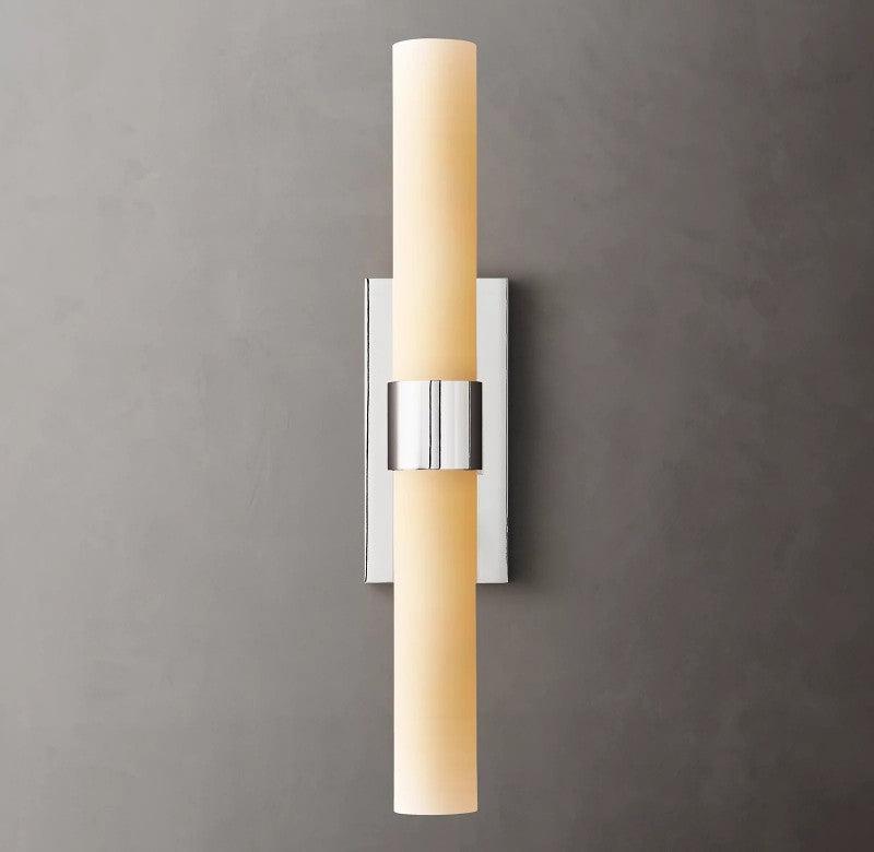 Ravello Milk Glass Linear Sconce