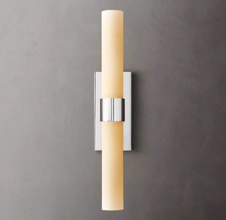 Ravello Milk Glass Linear Sconce