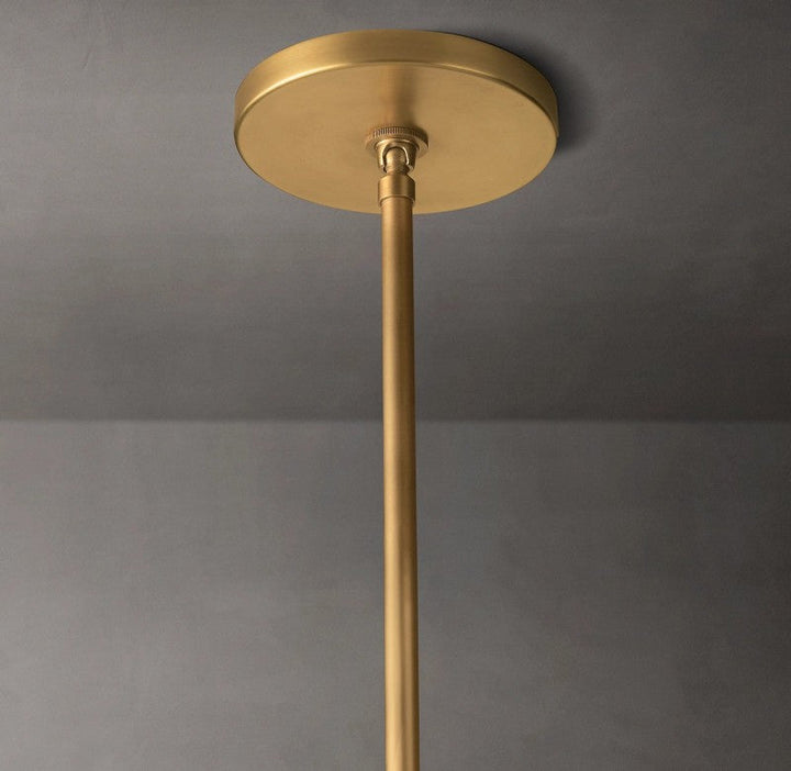 Ravello Milk Glass Pendant 12"