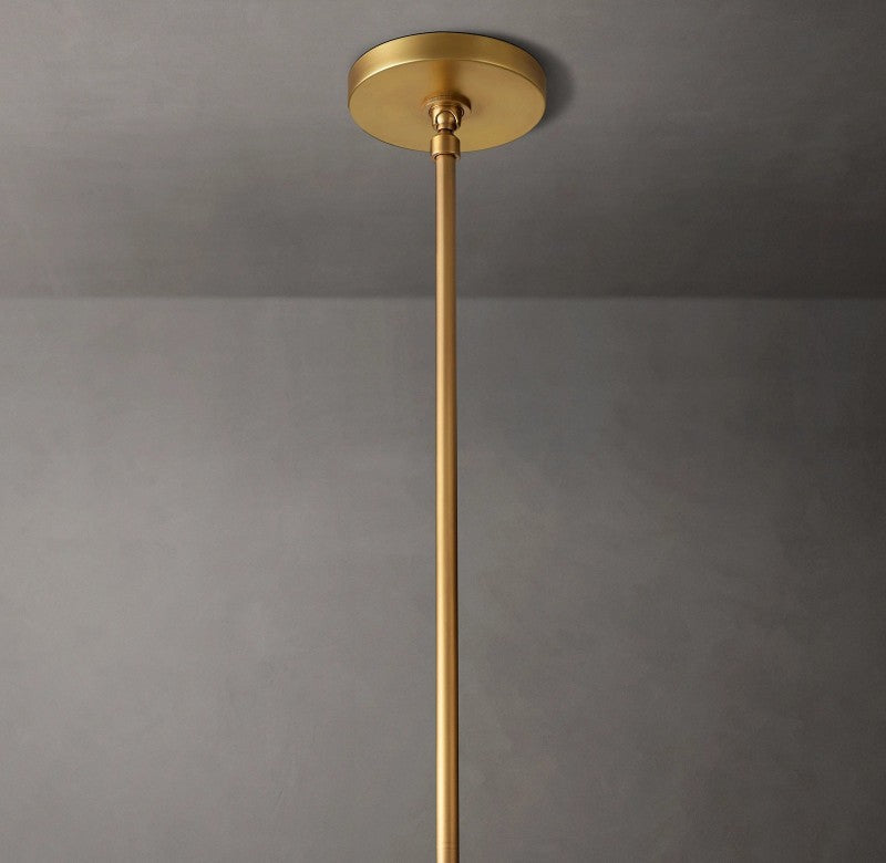 Ravello Milk Glass Pendant 8"