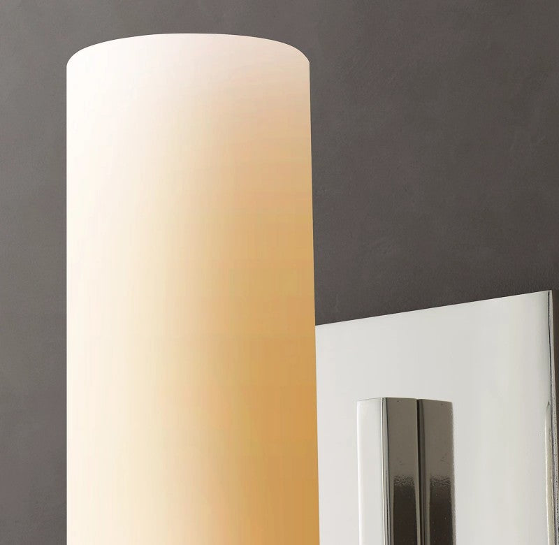 Ravello Milk Glass Sconce 12"