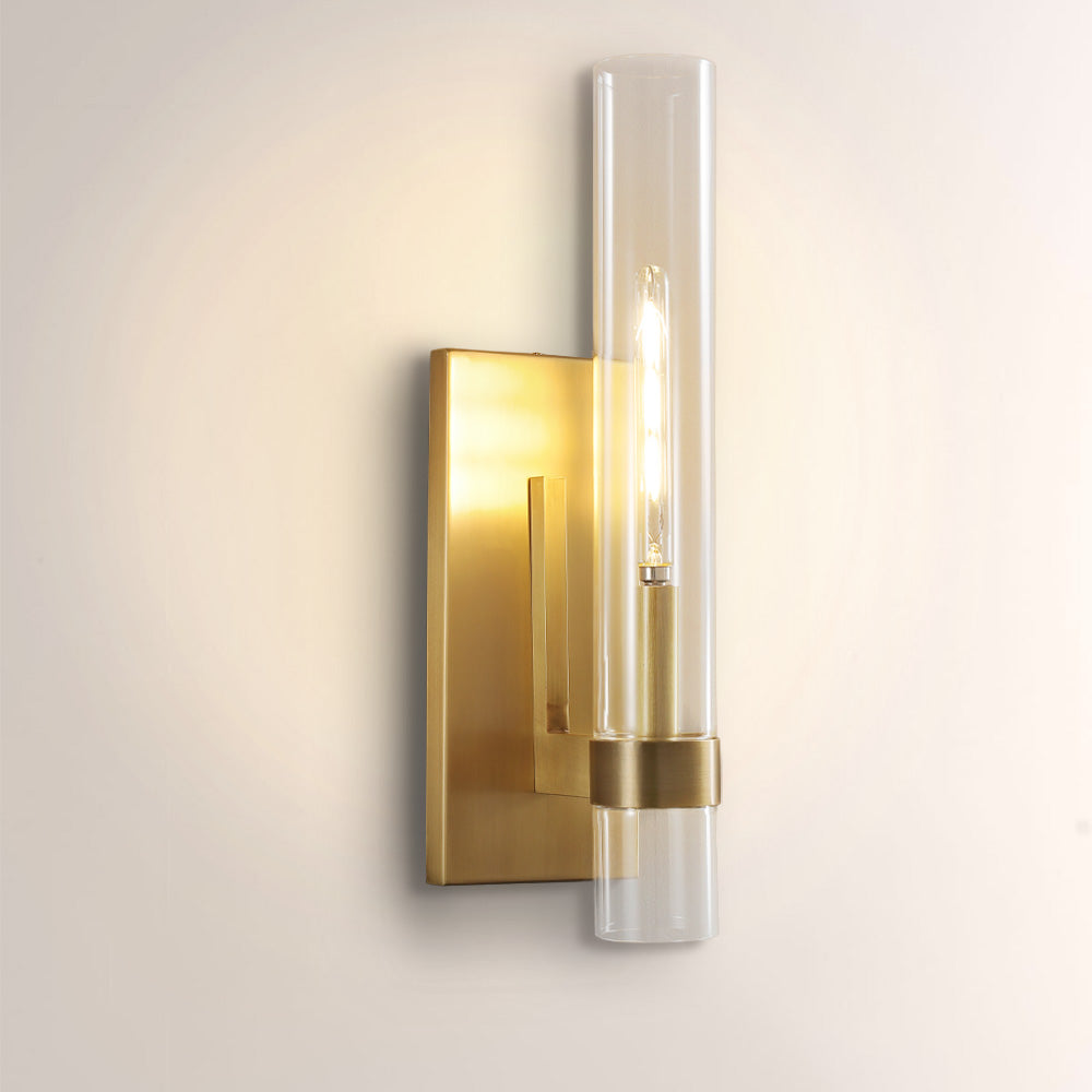 Ravello Modern Clear Glass Sconce