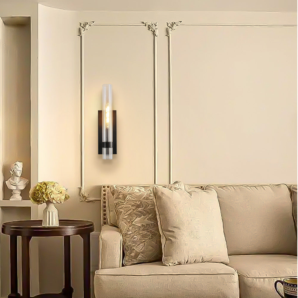 Ravello Modern Clear Glass Sconce