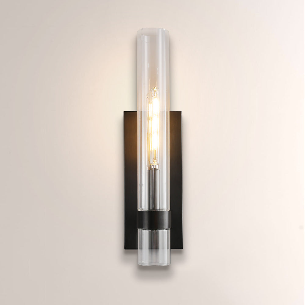 Ravello Modern Clear Glass Sconce