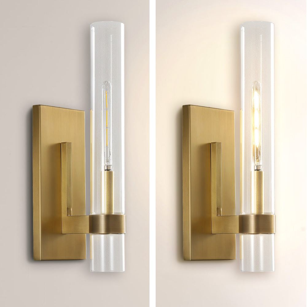 Ravello Modern Clear Glass Sconce