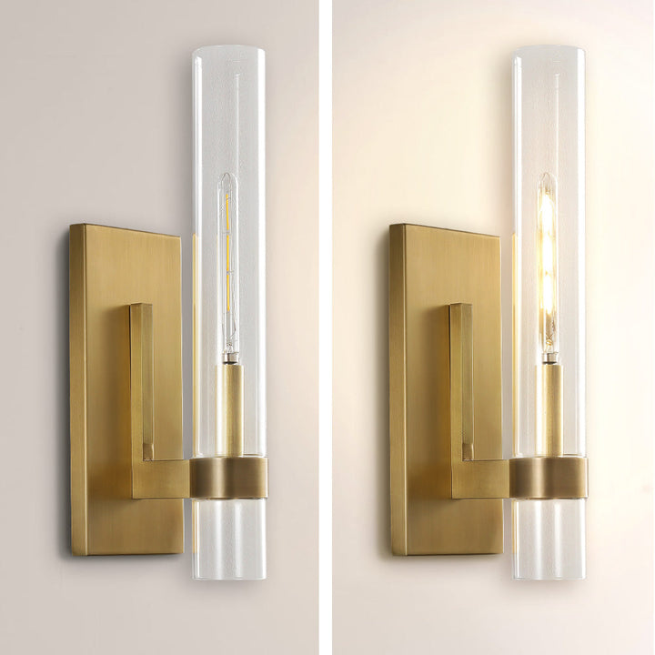 Ravello Modern Clear Glass Sconce