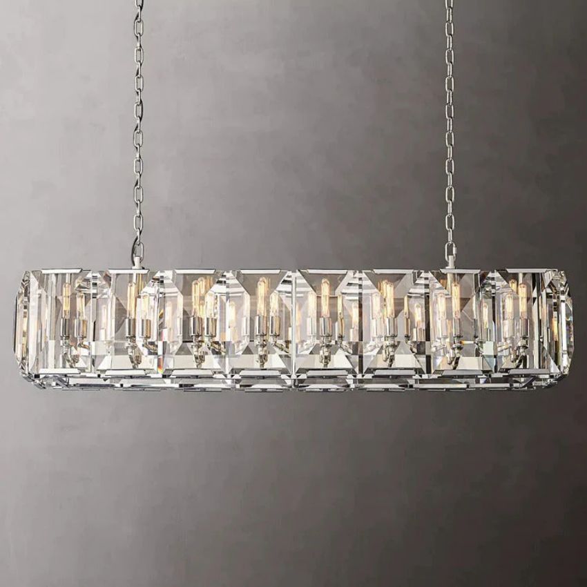 Harley Crystal Rectangular Chandelier