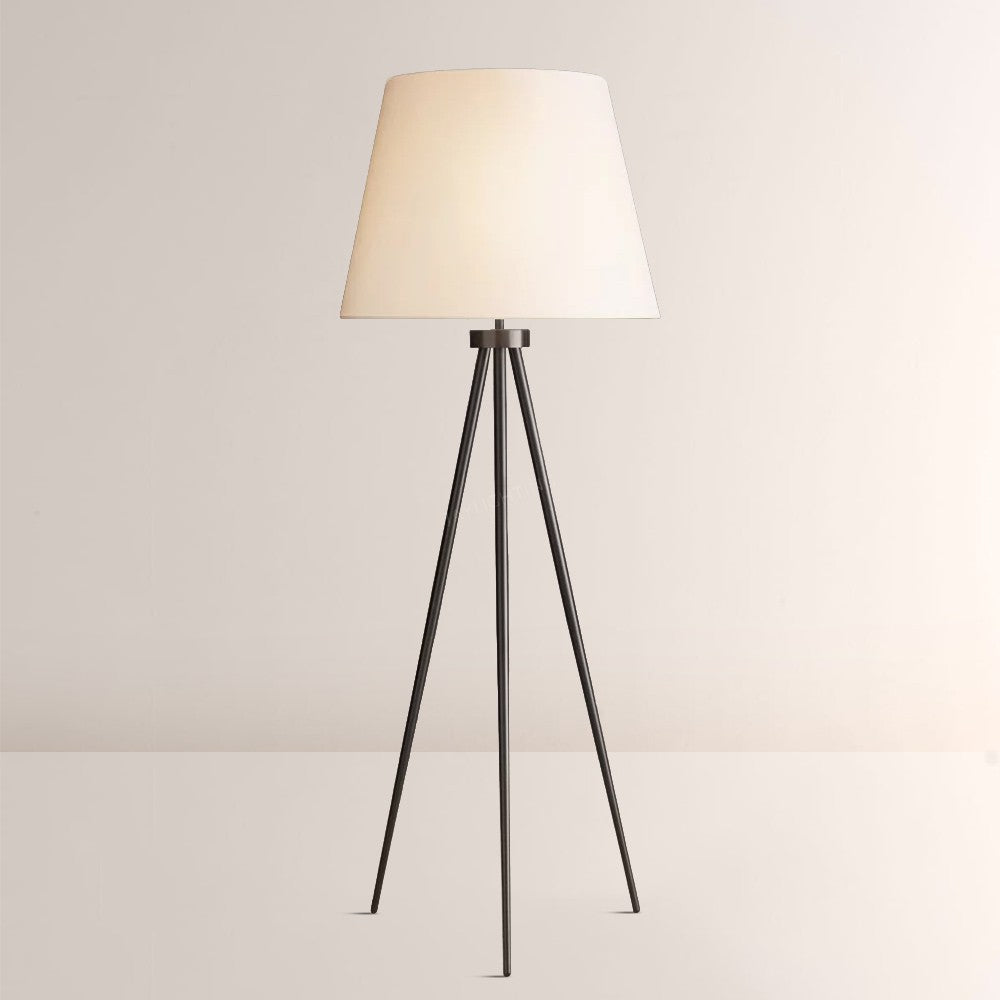 Reeva Linen Shade Floor Lamp