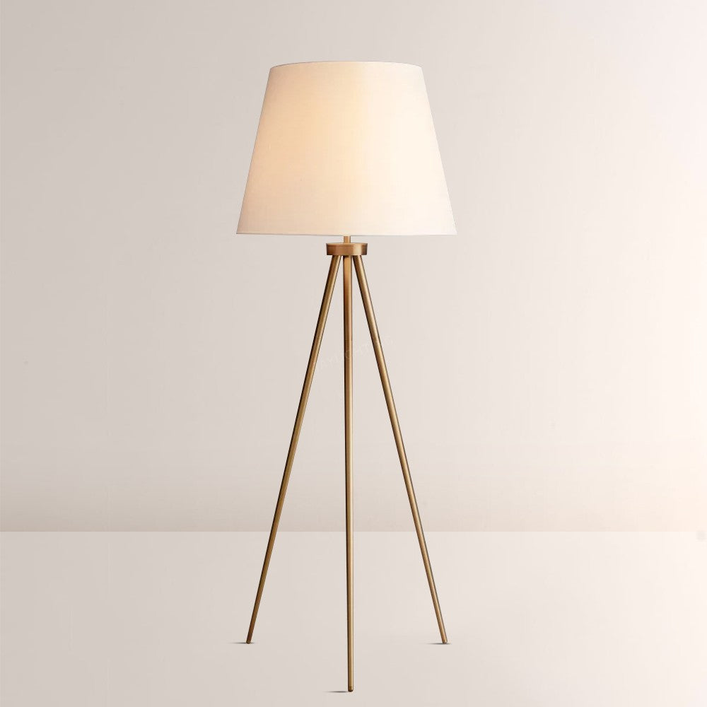 Reeva Linen Shade Floor Lamp