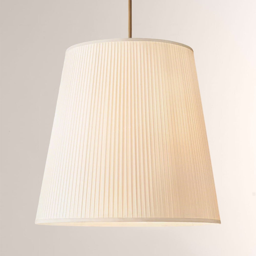 Reeva Pleated Barrel Pendant