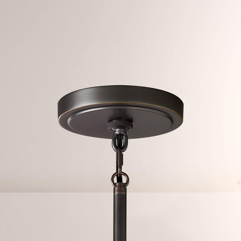 Reeva Pleated Barrel Pendant