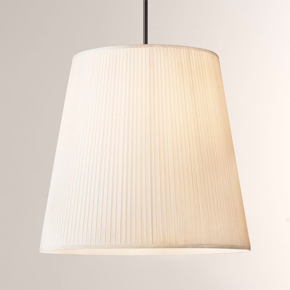 Reeva Pleated Barrel Pendant