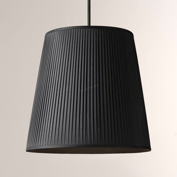 Reeva Pleated Barrel Pendant