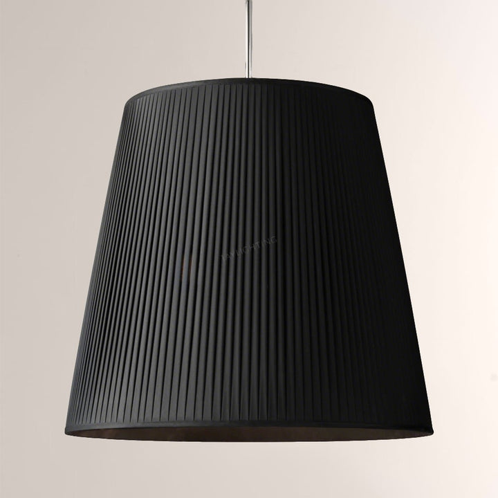 Reeva Pleated Barrel Pendant