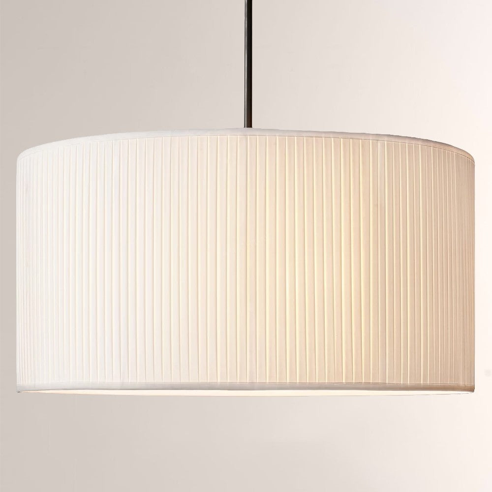 Reeva Pleated Drum Pendant