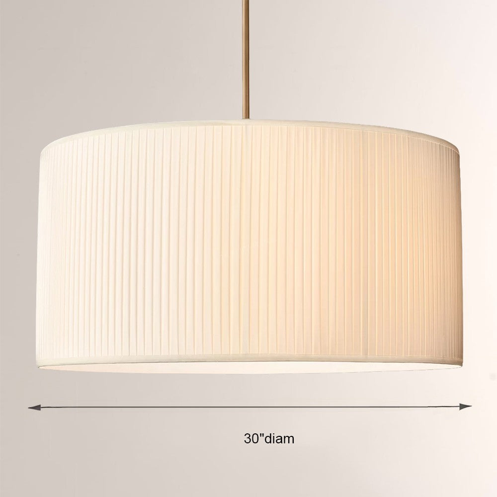 Reeva Pleated Drum Pendant
