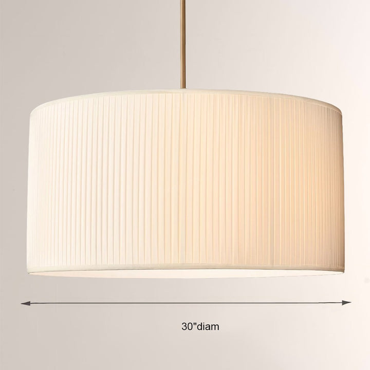 Reeva Pleated Drum Pendant