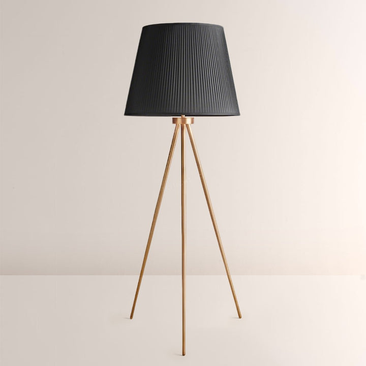 Reeva Pleated Silk Shade Floor Lamp
