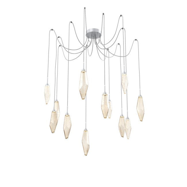 Rock Modern Crystal Swing Chandelier