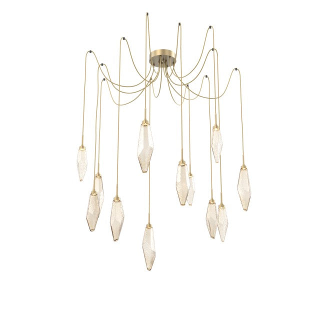 Rock Modern Crystal Swing Chandelier