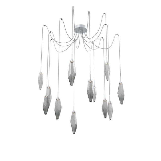 Rock Modern Crystal Swing Chandelier