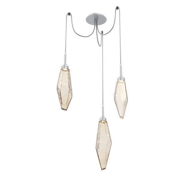 Rock Modern Crystal Swing Chandelier