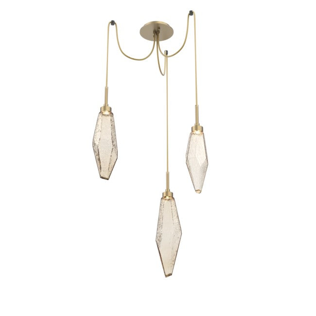 Rock Modern Crystal Swing Chandelier