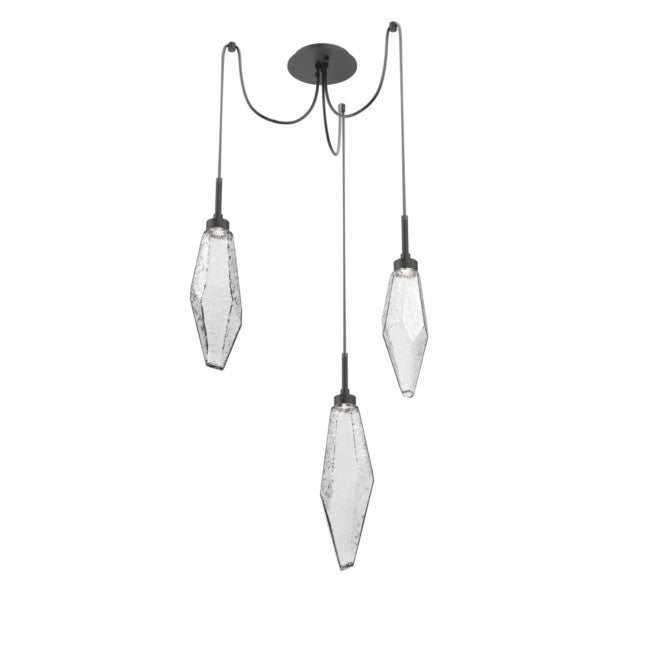 Rock Modern Crystal Swing Chandelier