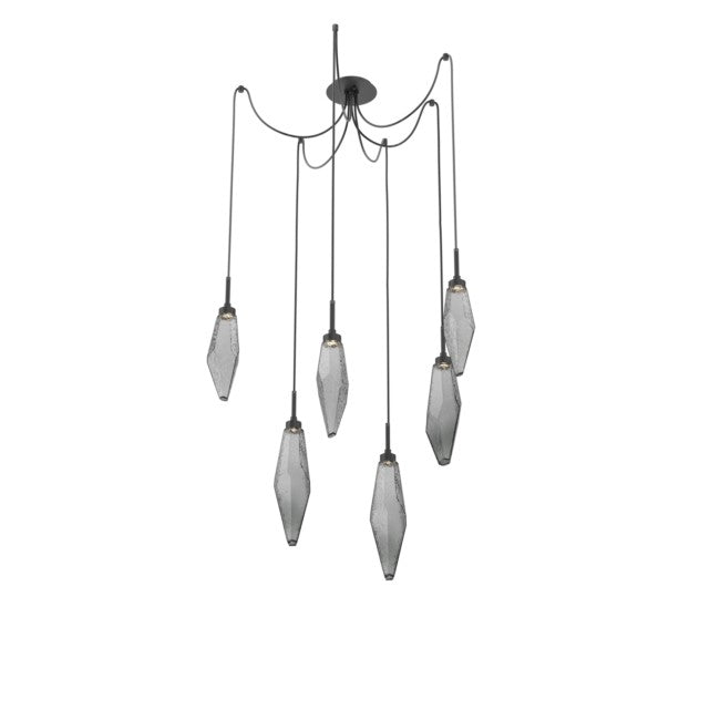 Rock Modern Crystal Swing Chandelier