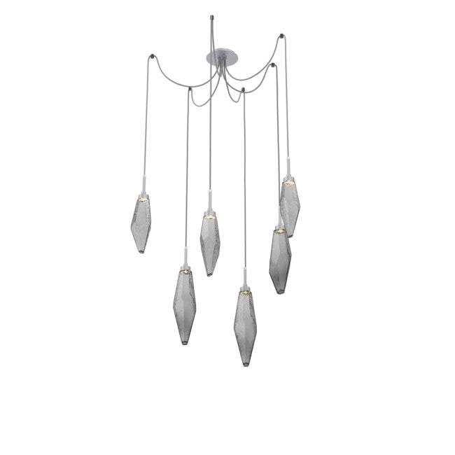 Rock Modern Crystal Swing Chandelier